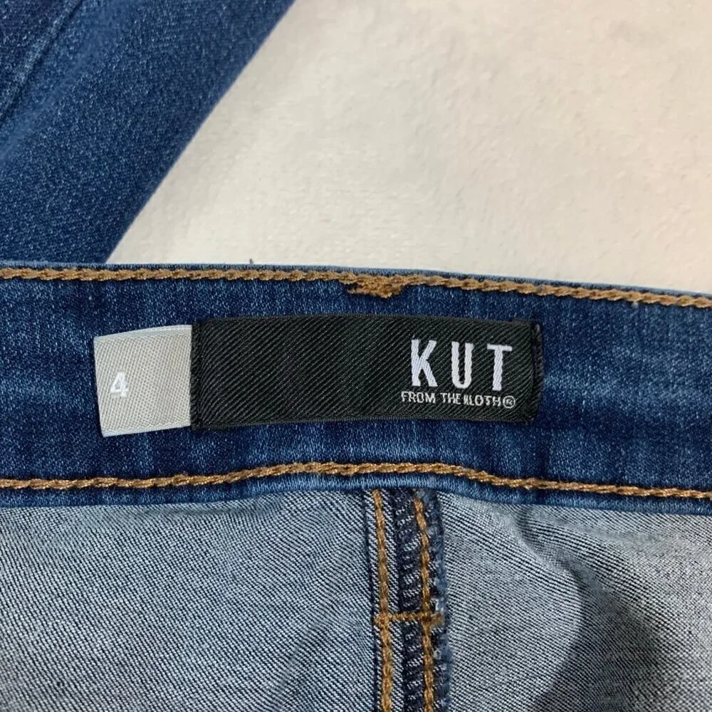 Kut From The Kloth Donna Ankle Skinny Jeans Women Size 4 Dark Wash Stretch Denim